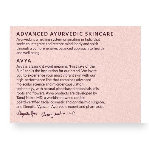 AVYA Hydroveda Moisturizer (1.7oz) - Advanced Ayurvedic Skincare/Hyaluronic Acid with Snow Mushroom/Soothes and Hydrates for Youthful Skin