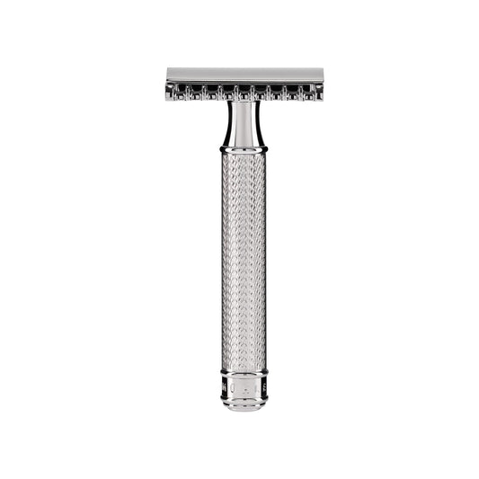 MÜHLE Grande R41 Double Edge Safety Razor (Open Comb) | Perfect for Everyday Use | Barbershop Quality Close Smooth Shave | Luxury Razor for Men