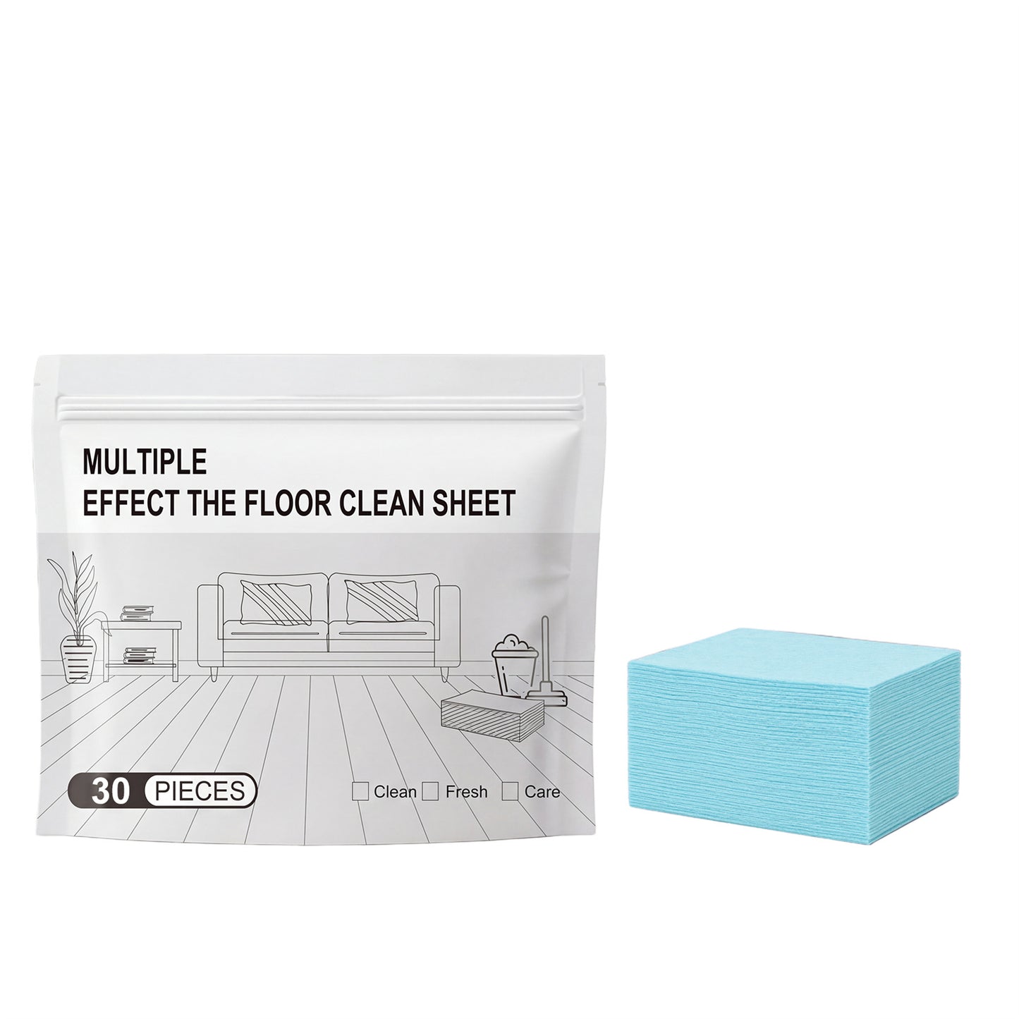 Floor Cleaning Sheets - 30 to 100 Pieces Available
