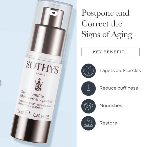SOTHYS Radiance Cream | Anti-Aging Eye Treatment for Wrinkles, Dark Circles and Puffiness