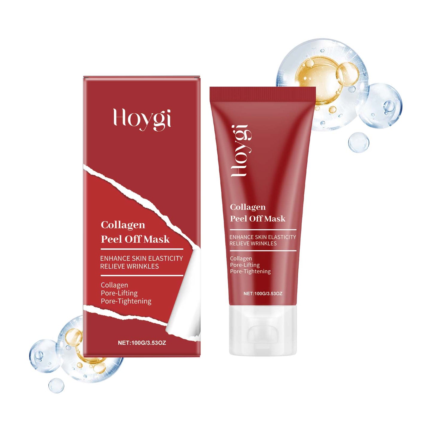 Collagen Peel-Off Facial Mask - Moisturizing, Firming & Hydrating Skin Care