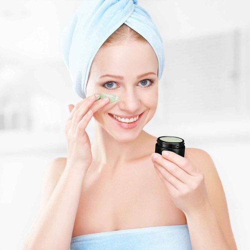 Domensi 100 Pcs 1 oz Glass Jars with Lids Bulk Round Glass Cosmetic Jars for DIY Lip Balm Small Travel Containers with Inner Liner for Lotions Powders Ointments Sample Cream(Black,Black)