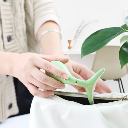 Ms.W Red Light Facial Massager, Skin Care Tools for Face and Neck Beauty Device, Electric Facial Massage Tool with Heating and 3 Massage Modes