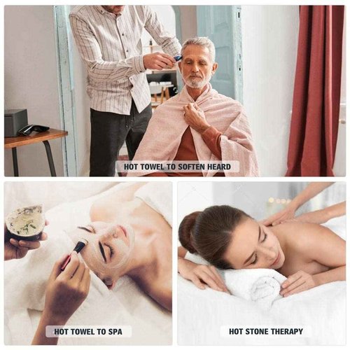 Artist hand Hot Towel Warmer for Spa Facials Salon, 5L Small Hot Towel Warmer Cabinet for Bathroom, Barber Esthetician, and Family Use (5L/Black)