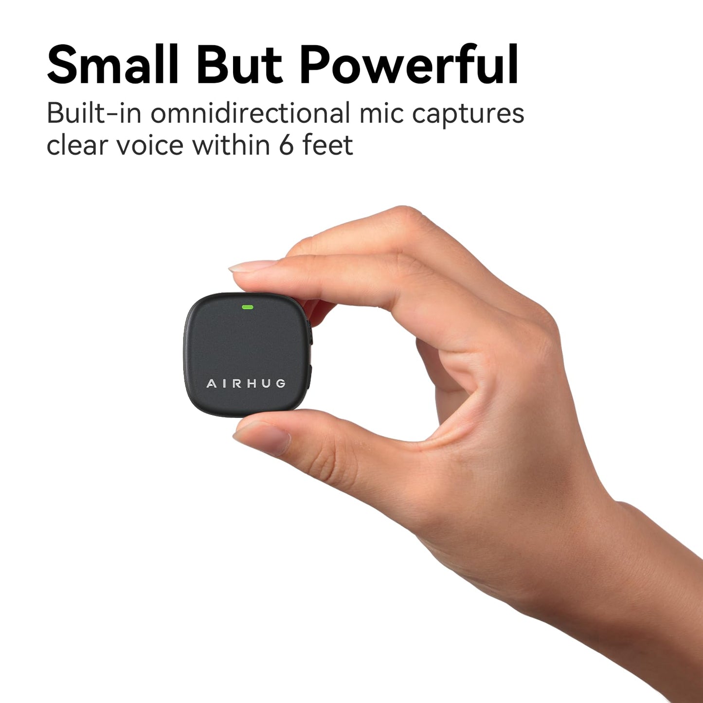 AIRHUG Conference USB Microphone, Desktop Computer Mic, Noise Canceling, Mute Button & LED Indicator, Plug & Play for Video Conference, Gaming, Online Class, Compatible with Windows & MacOS