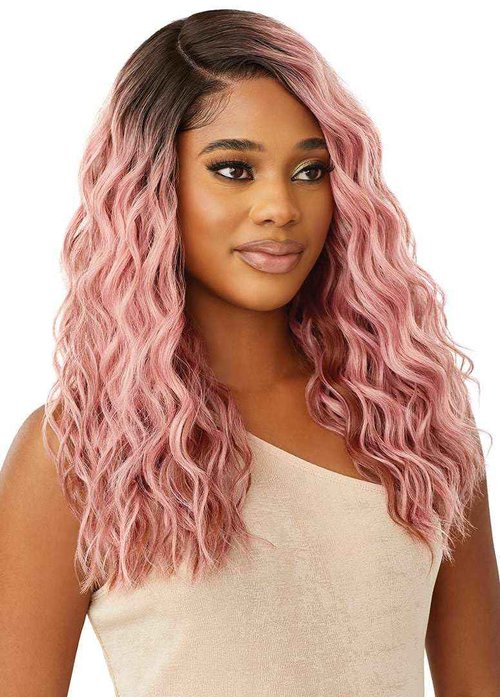 Outre Lace Front Wig - Melted Hairline - Caress (DR2/FROSTED ASH BLONDE)