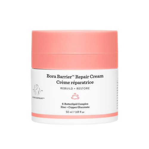 Drunk Elephant Bora Barrier Repair Cream - 50 ml/1.69 fl oz - Ultra-Rich Moisturizer - Clean Clinical Skincare - Cruelty-Free - Dermatologist-Tested - Free of Essential Oils, Silicones, and Fragrance