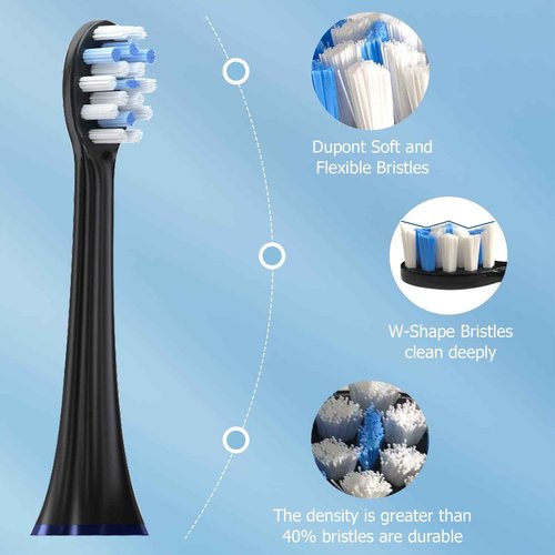 Water Dental Flosser Cordless for Teeth - Nicwell 4 Modes Dental Oral Irrigator, Portable and Rechargeable IPX7 Waterproof Powerful Battery Life Water Teeth Cleaner Picks for Home Travel