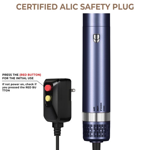 Blow Dryer Brush 6 in 1 Set, Negative Ionic Hair Dryer, Automatic Curling Wand Hair Straightener, Thermal Brush Fast Drying Hot Air Brush