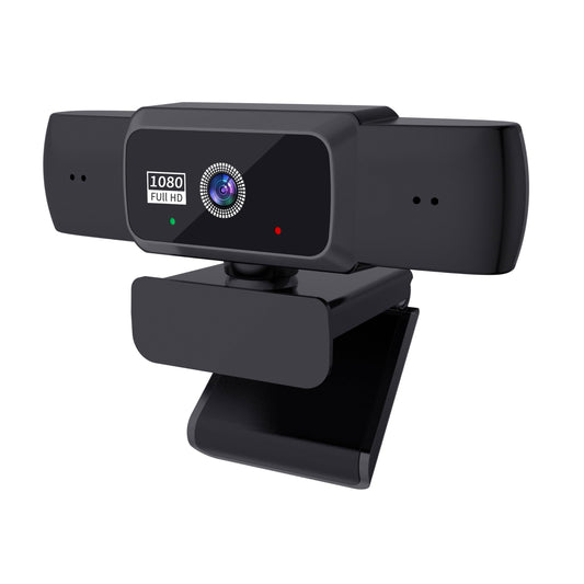 1080P Webcam, Compatible with PC/Laptop/Mac, Computer Camera with Low-Light Correction, AI Noise-Canceling Microphone, Adjustable Field of View, Built-in Privacy Shutter, Ideal for Meetings (W10)