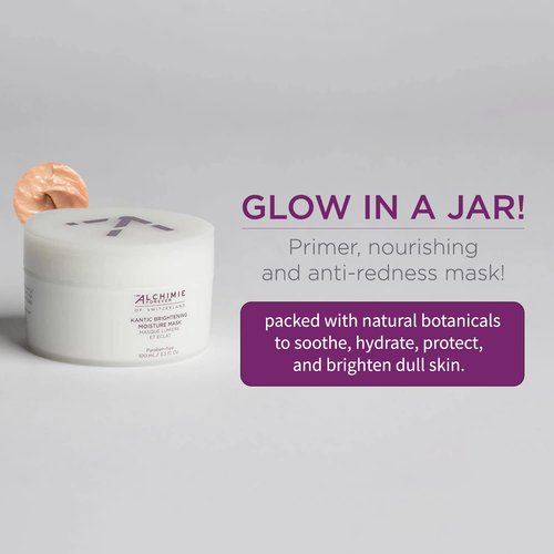 Alchimie Forever Kantic Brightening Moisture Mask | Soothes, Hydrates, Protects Skin | 3.3 Fl Oz