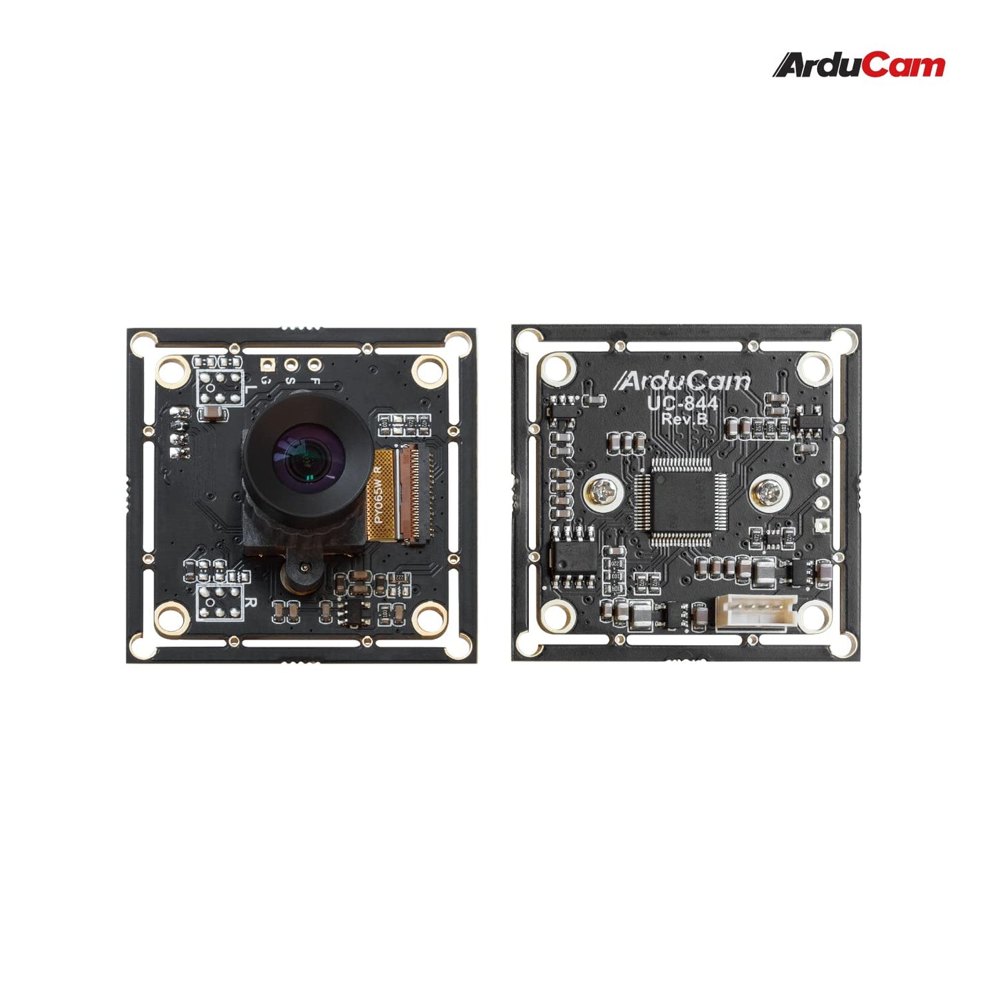 Arducam 100fps Mono Global Shutter USB Camera, 720P OV9281 UVC Webcam Module with Low Distortion M12 Lens Without Microphones, for Computer, Laptop, Android and Raspberry Pi