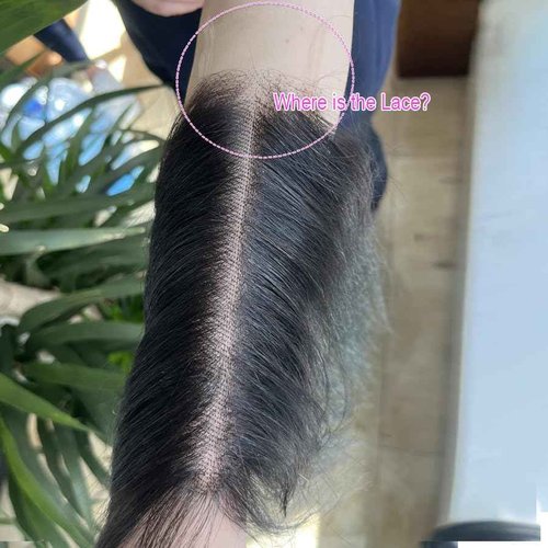 Venice Hair Real HD Lace Closure only 0.10mm Ultra-thin Invisible Crystal HD Lace Pre Plucked with Baby Hair Straight Human Hair Lace Frontal Closure (2x6 HD Straight, 20 Inch)