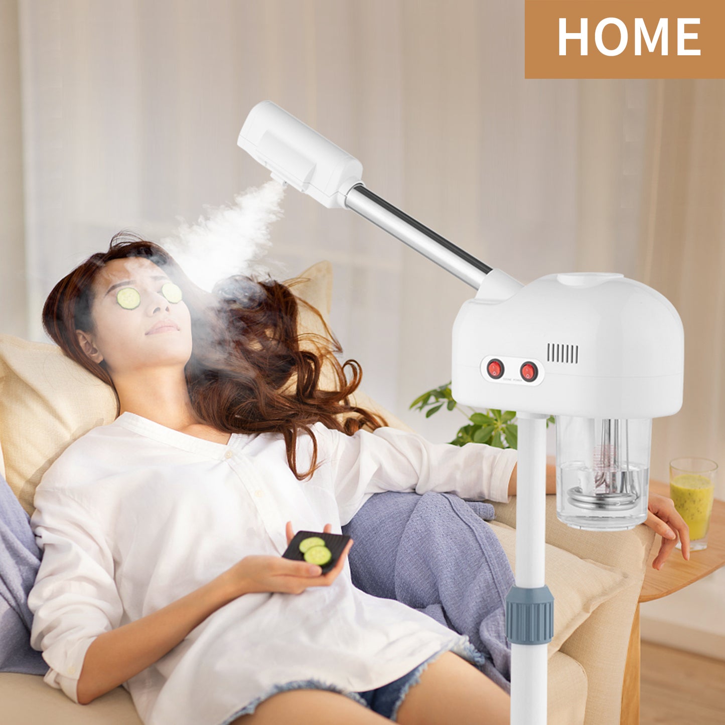 Water Spray Bottle with Magnifying Glass for Beauty & Home Use