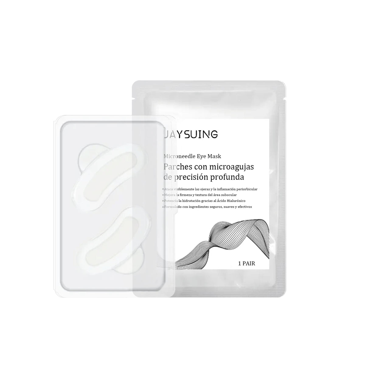 Micro Needle Eye Mask Patch for Skin Rejuvenation - 1 Pair