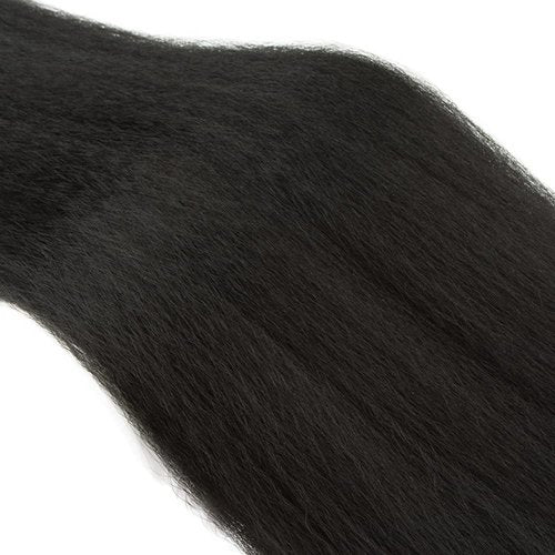 Habiliana Human Hair Bundles 18 20 22 Inch Natural Black Yaki Wave Bundles Human Hair 100% Unprocessed Soft Sewn In with Double Drown Weft for Black Women