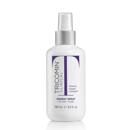 NEOVA Tricomin Energy Spray - Leave-in conditioning spray with Triamino Copper Complex delivers essential, wellness nutrients. Hair appears thicker and healthier. Safe for color-treated hair.