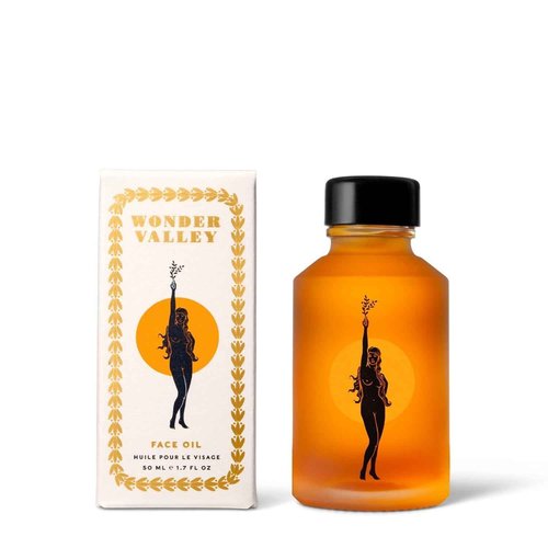WONDER VALLEY - Face Oil | Vegan, Cruelty-Free, All Skin Types | Hydrates, Balances Combination Skin (1.7 fl oz | 50 ml)