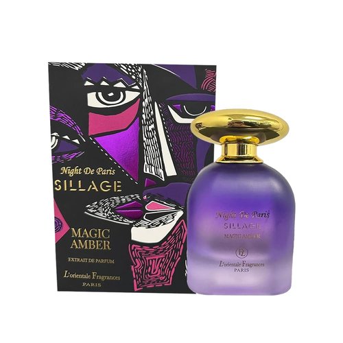 Night De Paris SILLAGE Magic Amber by Lorientale Fragrances Extrait de Parfum Spray 3.4 oz