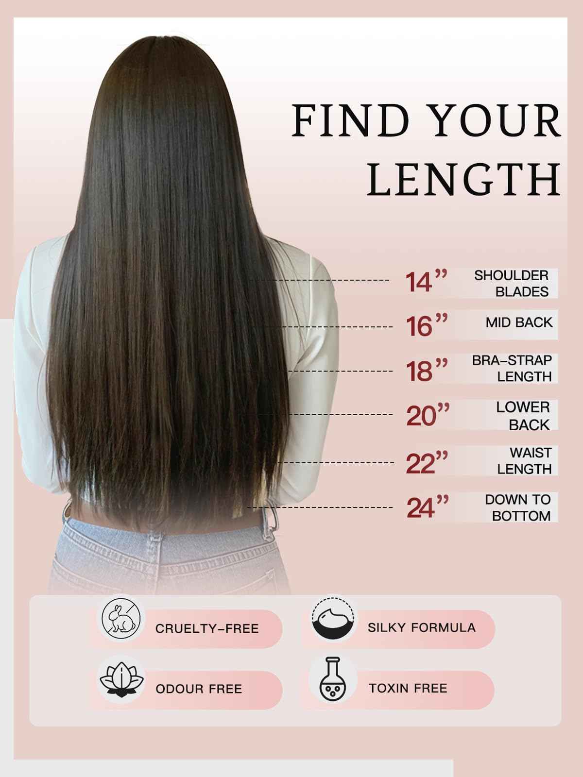 LOVELINE Tape in Hair Extensions Human Hair, Drak Brown, 22 Inch 20Pcs 50g, Skin Weft Seamless Invisible, Soft and Thick Luxury Remy Human Hair Extensions