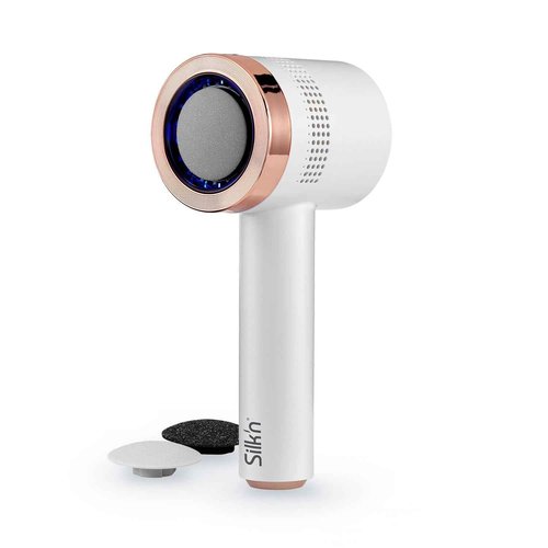 Silk'n Electric Callus Remover - Vacupedi - Foot Callus Remover with Vacuum System and 3 Grinding Discs - Cordless Rechargable Pedicure Tool USB-C - Rose Gold