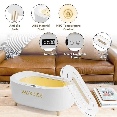 Waxkiss Intelligent Paraffin Wax Machine for Hands & Feet,Paraffin Wax Warmer for Professional Spa (A)