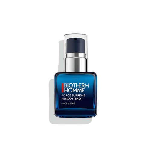 Biotherm Force Supreme Reboot Shot, Revitalize Men's Skin, A High Concentration 12% Vitamin C, Face And Eye Serum That Targets Fine Lines, Dullness, And Enlarged Pores, 1 Fl. Oz.