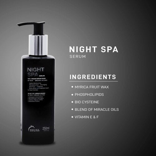 Truss Night Spa Serum - Overnight Hair Treatment Bundle with Instant Repair - Daily Leave-In Hair Protector