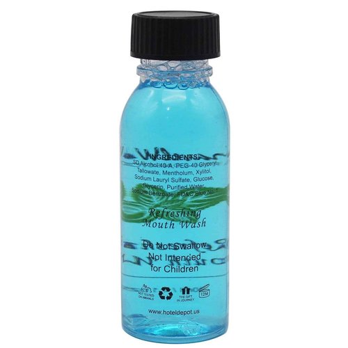 Travel Well Individually Wrapped Mouthwash Bottles - Cruise Essentials & Hotel Mouthwash - Travel Essentials & Toiletry Case Friendly - Long-Lasting Mint & Alcohol-Free - 1 Fl Oz, Pack of 288