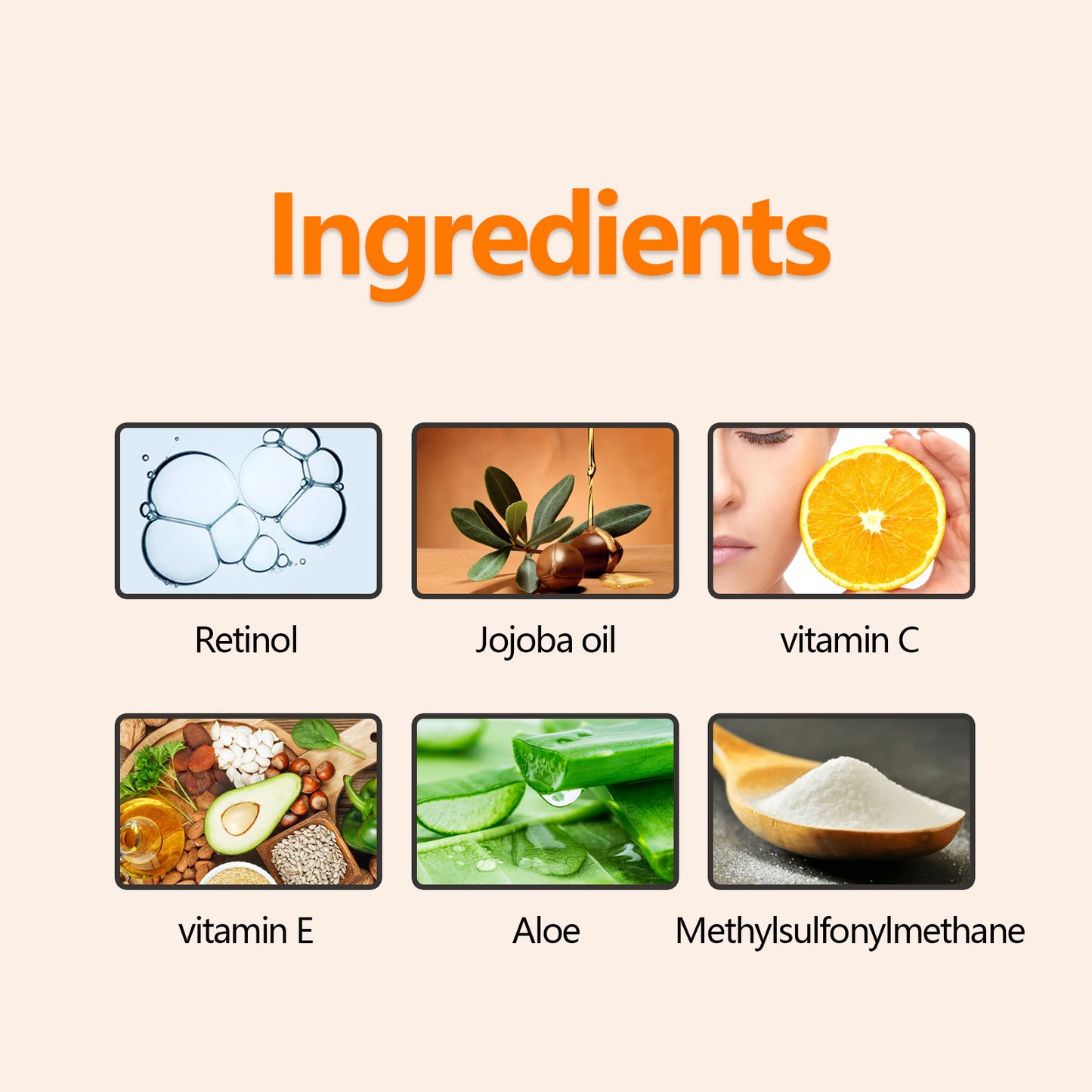 Vitamin C Face Serum with Retinol & Jojoba Oil - Anti-Aging Skin Care 30ml