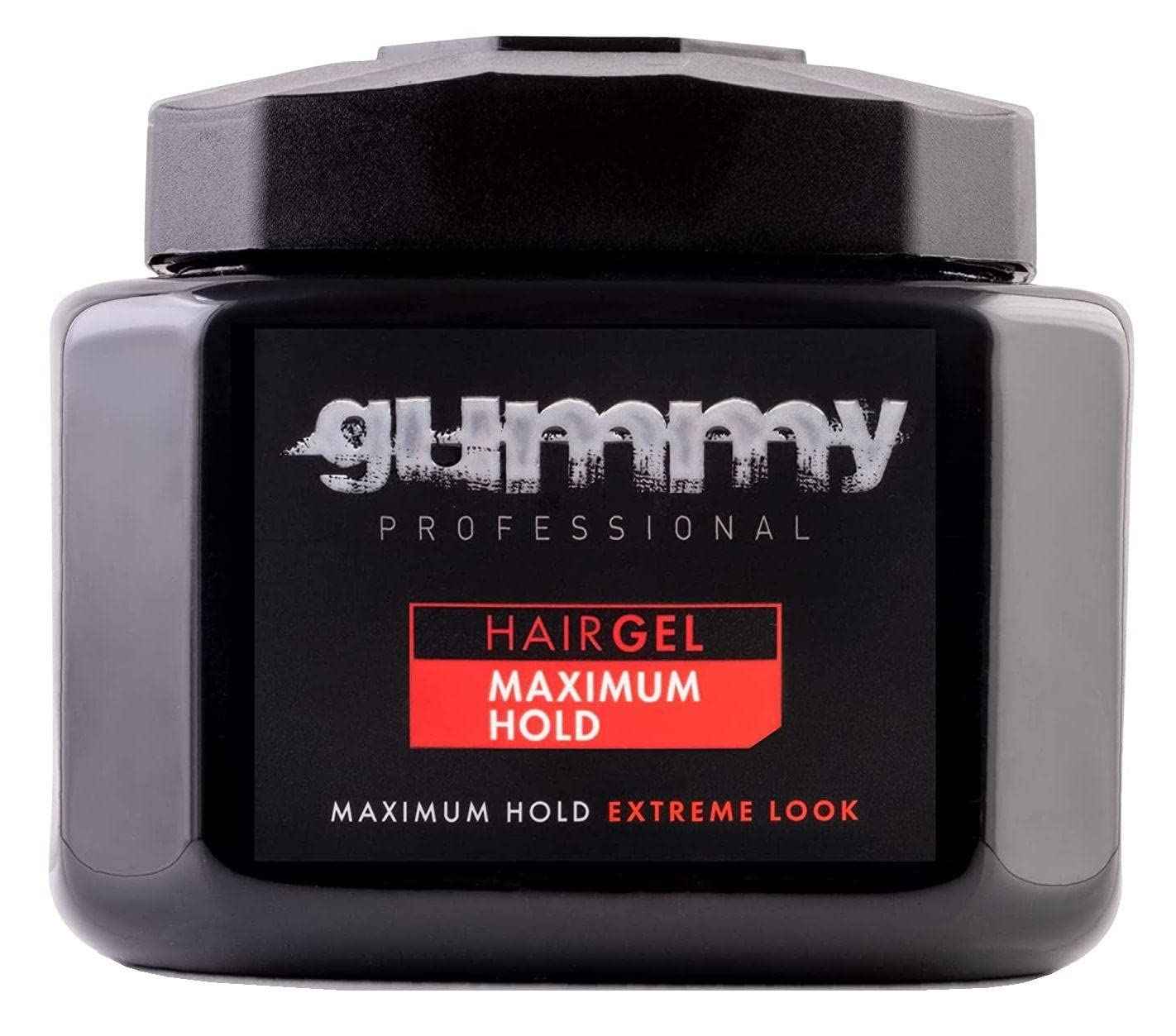 Gummy Hair Gel Maximum Hold Extreme Look 23.5 Ounce (700ml) (Pack of 6)