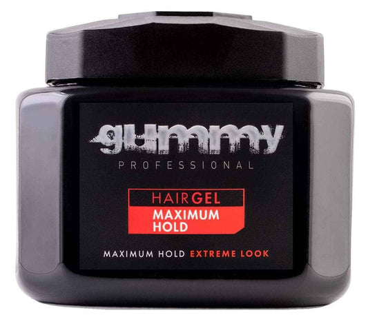 Gummy Hair Gel Maximum Hold Extreme Look 23.5 Ounce (700ml) (Pack of 6)