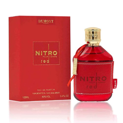 Dumont Nitro Red Pack of 2 Eau de Parfum Set, 3.45 fl oz Each, 2 Set Nitro Red