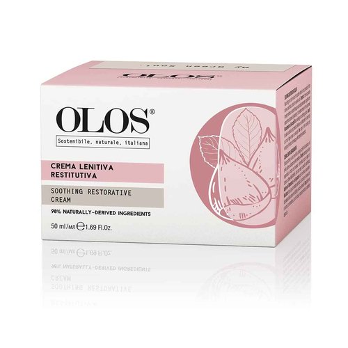 OLOS Youth-Enhancing Restructuring Cream - Anti-Aging Face Moisturizer - Face Lotion with Aloe and Shea Butter - Collagen Booster Face Cream - 1.7 oz