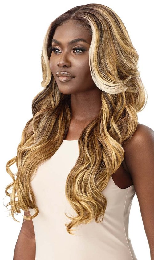 Outre Perfect Hairline Synthetic 13X6 HD Lace Front Wig - ETIENNE (Color:DRFF4/BTDTST)