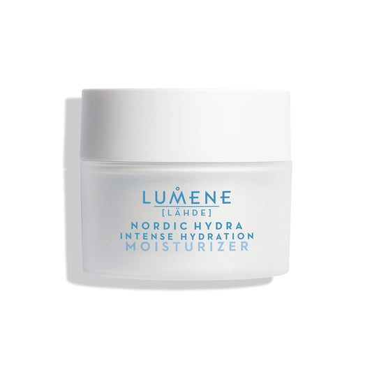 Lumene [Lähde] Nordic Hydra Intense Hydration Facial Moisturizer - Lightweight Plumping Face Cream for Dry Skin - Enriched with Arctic Spring Water + Hyaluronic Acid for Instant Moisture (50 ml)