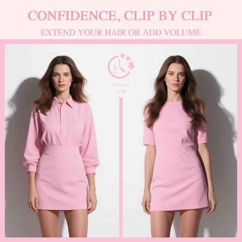 PINKPEARL Clip in Human Hair Extensions #3/8/22 Balayage Walnut Brown to Ash Brown and Golden Blonde Clip in Hair Extensions Real Human Hair 7pcs 120g 14inch Human Hair Extensios Clip ins(#3/8/22-14)