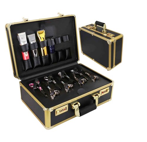 HUIMSWARM Professional Barber Supplies Case, Portable Travel Carrying Case for Hair Stylist & Pet Groomer, Multi-Space Design, Sturdy, Large-Capacity Mobile Stations