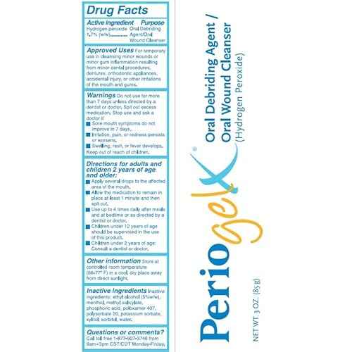 PerioGelX | Periodontal Treatment for Teeth | Promotes Teeth Whitening (3 oz.)