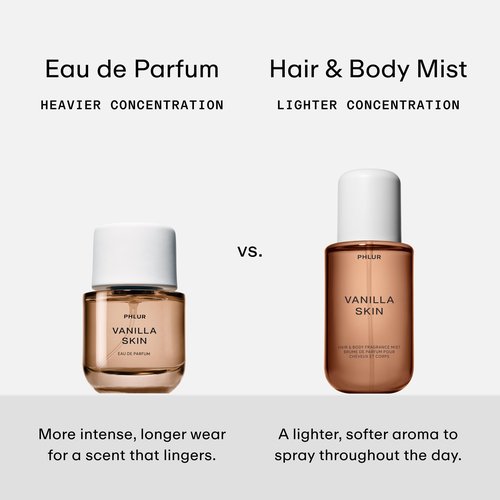 PHLUR Vanilla Skin & Heavy Cream Body Mist - Hair & Body Mist Fragrance - (8 FL Oz)