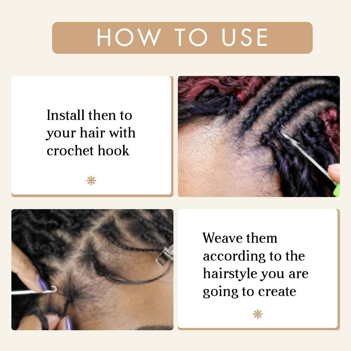 36 Inch Butterfly Locs Crochet Hair 8 Packs Long Maroon Red Butterfly Loc Thick Distressed Locs Crochet Hair Pre Looped Light Weight(36Inch - 8Pack, 350)