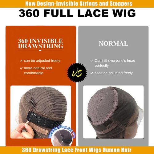 Brofiri Honey Blonde Wigs 360 HD Lace Front Wigs Human Hair 4/27 Colored Ombre Highlight Body Wave Lace Front Wigs Human Hair Pre Plucked Full Lace Frontal Wigs Glueless Wigs 180% Density 20 Inch