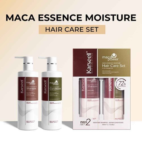 Karseell Collagen Hair Mask and Oil Shampoo and Conditioner Set for Dry Damaged Hair of All Types - 3 x 16.9floz + 1.69floz