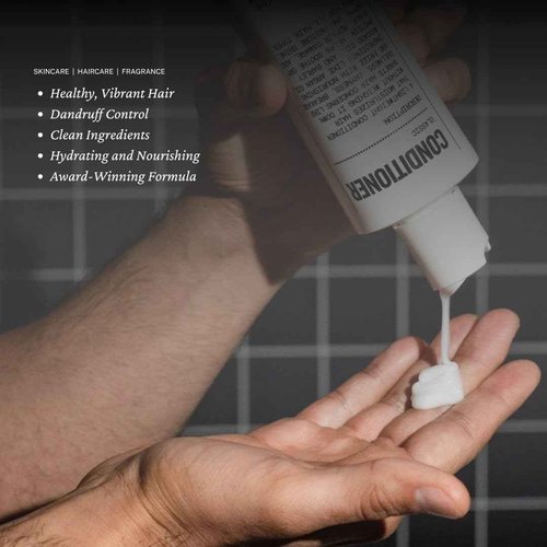 Blu Atlas Men's Natural Conditioner – Organic, Sulfate-Free, Paraben-Free – Deep Moisturizing & Scalp Soothing – Classic Scent (Bergamot, Sage, Patchouli) – Made in America – 32 oz