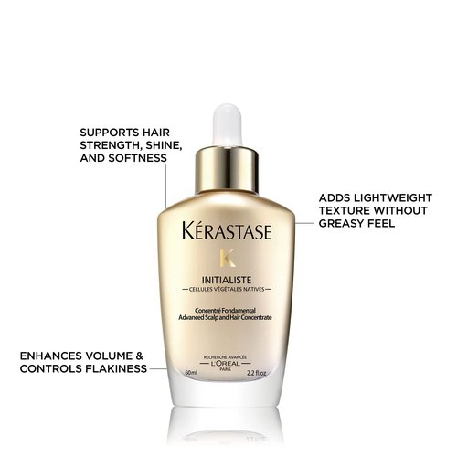 KERASTASE Initialiste Advanced Scalp and Hair Concentrate - Adds Shine and Softness, Strengthens and Reduces Breakage, Adds Shine