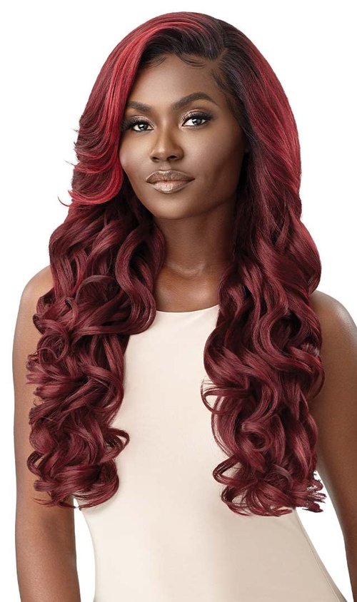 Outre Perfect Hairline Synthetic 13X6 HD Lace Front Wig - ETIENNE (Color:DRFF4/BTDTST)