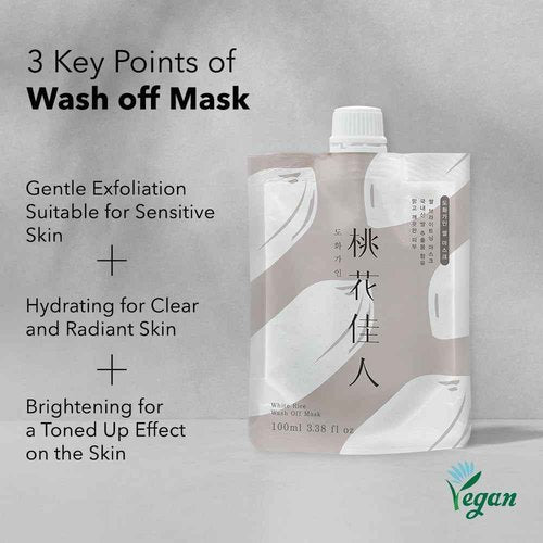 House of Dohwa Thrice the Rice Kit | Rice Toner(16.9 Fl oz), Wash-Off Mask, Moisturizer | Domestically Harvested Ingredients | Product of Korea