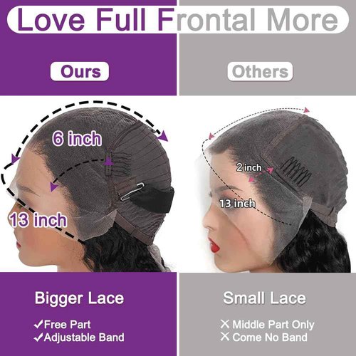 Tosiboy Deep Wave Lace Front Wigs Human Hair Pre Plucked 13x6 Deep Curly Wig Human Hair for Black Women 180% Density Wet and Wavy HD Lace Frontal Wigs Human Hair with Natural Hairline 20 Inch