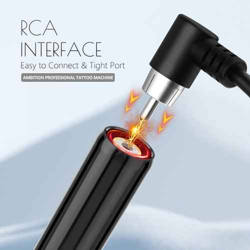 Ambition Rotary Machine Pen Tattoo Cartridge Gun with 1600mAh Touch Screen Tattoo Battery with Coreless Motor Tattoo Equipment Supply for Tattoo Artists
