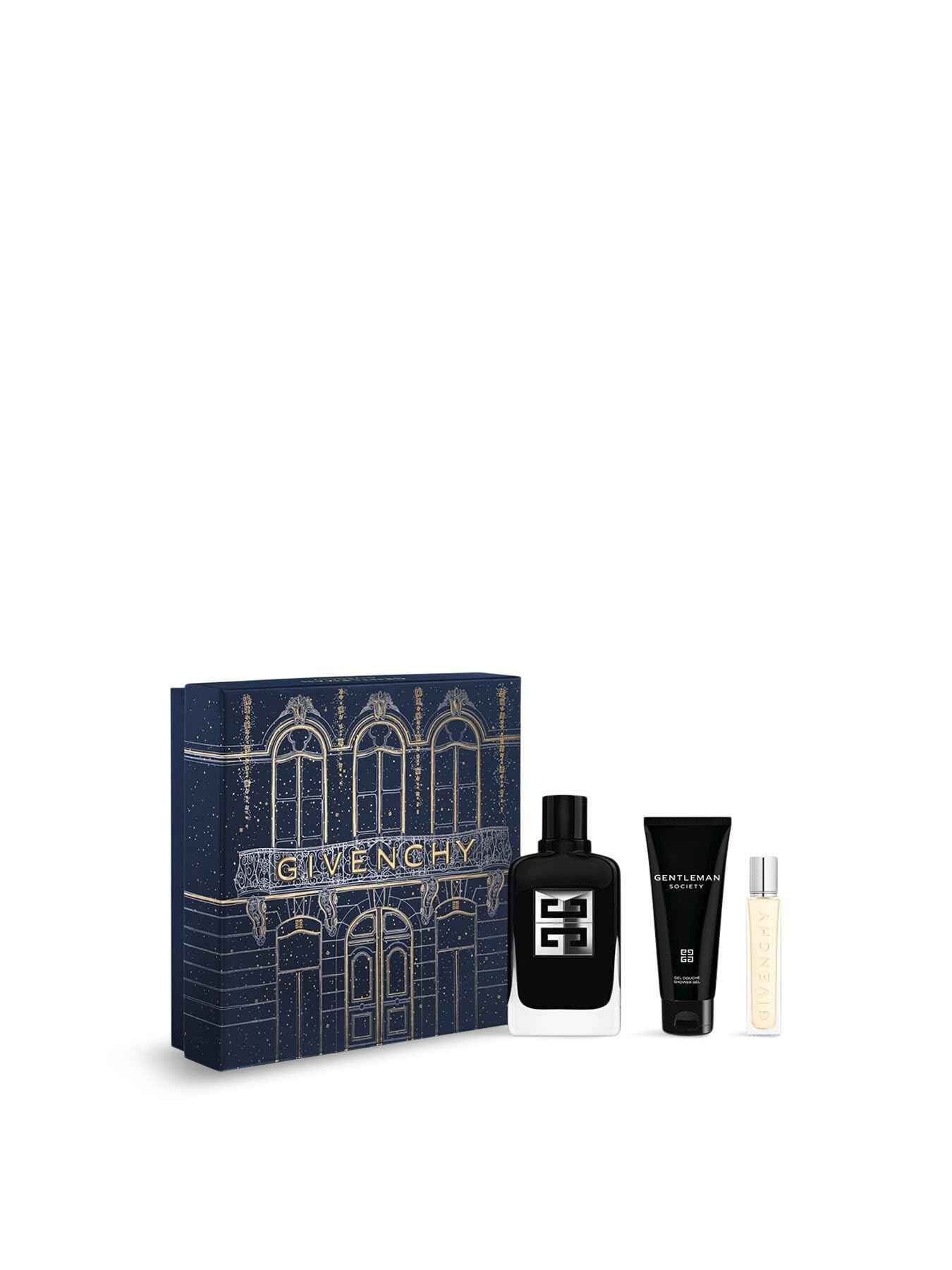 Givenchy Gentleman 3-pcs Gift Set (Eau de Parfum 3.4 fl oz + Shower Gel 2.5 fl oz + Eau de Parfum 0.42 fl oz)